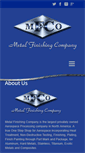 Mobile Screenshot of metalfinishingco.com